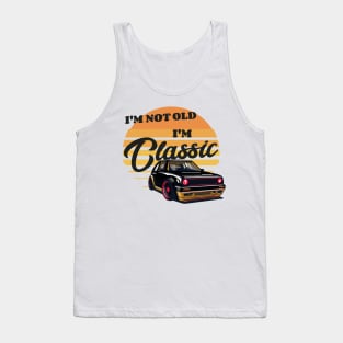 Retro car - I'm not old, I'm classic Tank Top